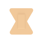 Dynarex Adhesive Fabric Bandages Fingertip, Sterile - 100ea/bx, 24bxs/cs (2400 Count)