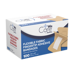 Dynarex Adhesive Fabric Bandages Fingertip, Sterile - 100ea/bx, 24bxs/cs (2400 Count)