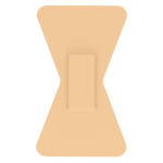 Dynarex Adhesive Fabric Bandages Fingertip, Sterile - 100ea/bx, 24bxs/cs (2400 Count)