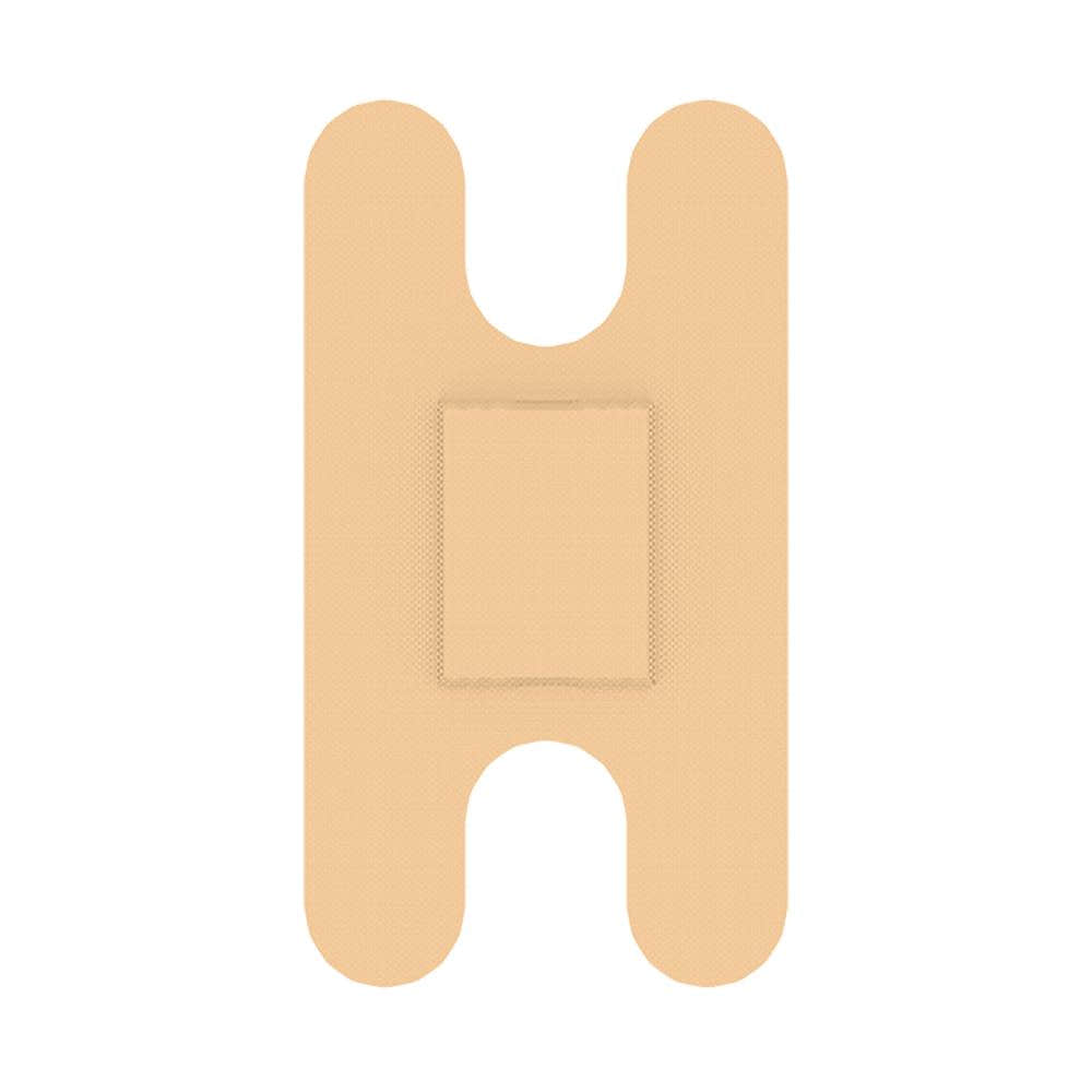 Dynarex Adhesive Fabric Bandages Knuckle - Sterile, 1 1/2" x 3" - 8ea/bx, 100bxs/cs (800 Count)
