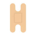 Dynarex Adhesive Fabric Bandages Knuckle - Sterile, 1 1/2" x 3" - 8ea/bx, 100bxs/cs (800 Count)