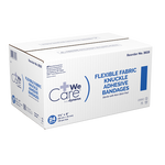 Dynarex Adhesive Fabric Bandages Knuckle - Sterile, 1 1/2" x 3" - 100ea/bx, 24bxs/cs (2400 Count)
