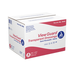 Dynarex View Guard Transparent Dressings - Sterile, 2 3/8" x 2 3/4" - 100ea/bx, 4bxs/cs (400 Count)