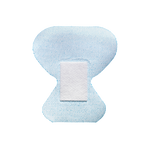 Dynarex Blue Metal Detectable Woven Bandage Fingertip - 50ea/bx, 50bxs/cs (2500 Count)