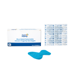 Dynarex Blue Metal Detectable Woven Bandage Fingertip - 8ea/bx, 50bxs/cs (400 Count)