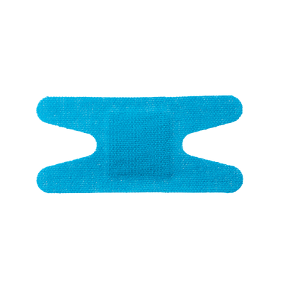 Dynarex Blue Metal Detectable Woven Bandage - Knuckle - 40ea/bx, 50bxs/cs (2000 Count)