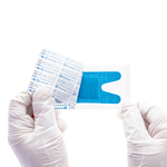 Dynarex Blue Metal Detectable Woven Bandage - Knuckle - 8ea/bx, 50bxs/cs (400 Count)