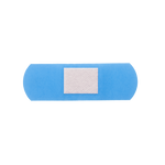 Dynarex Blue Metal Detectable Plastic Strip, 1" x 3" - 60ea/bx, 24bxs/cs (1440 Count)