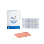Dynarex Heavy Duty Woven Fabric Bandage - Large Patch, 2" x 3" - 25ea/bx, 36bxs/cs (900 Count)