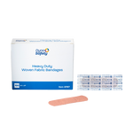 Dynarex Heavy Duty Woven Fabric Bandage, 7/8" x 3" - 100ea/bx, 24bxs/cs (2400 Count)