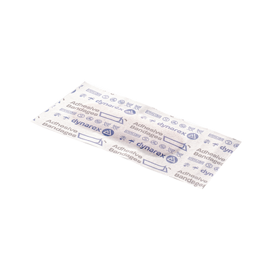 Dynarex Heavy Duty Woven Fabric Bandage, 5/8" x 1 1/2" - 100ea/bx, 12bxs/cs (1200 Count)