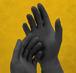 Dark Light Black Nitrile Gloves - Exam Grade, Powder Free (9 Mil), 1,000 Gloves - BOGO 20% OFF