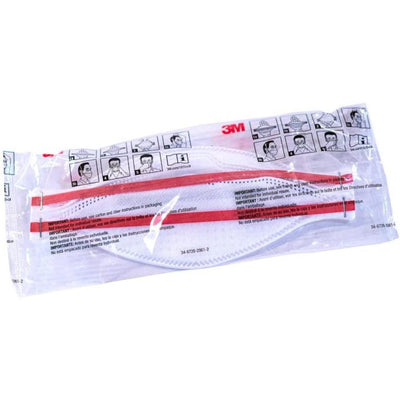 3M 440pcs Aura 1870+ Particulate Respirator N95 Face Mask, Regular Size, Individually wrapped & Flat Fold