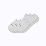 Combed Cotton No Show Socks - 3 Pack