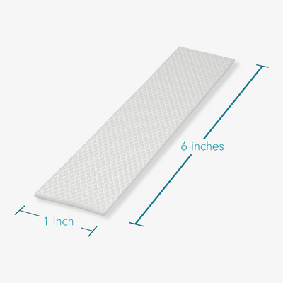 Advanced Medical-Grade Silicone 1" x 6" Strips - Now includes Adhesive Tape for Longer Hold!