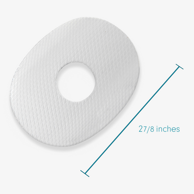 Advanced Medical Grade Silicone Areola Circles for Breast Scars - Now includes Adhesive Tape for Longer Hold!