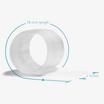 Advanced Medical-Grade Silicone 2" x 18" Strips - Now includes Adhesive Tape for Longer Hold!