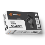HandCare Black Nitrile Gloves - Exam Grade, Powder Free (4 Mil) - BOGO 20% OFF