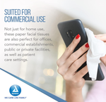 DynaCare Facial Tissues, 5.7" x 7", 200bxs/case (8000 Count)