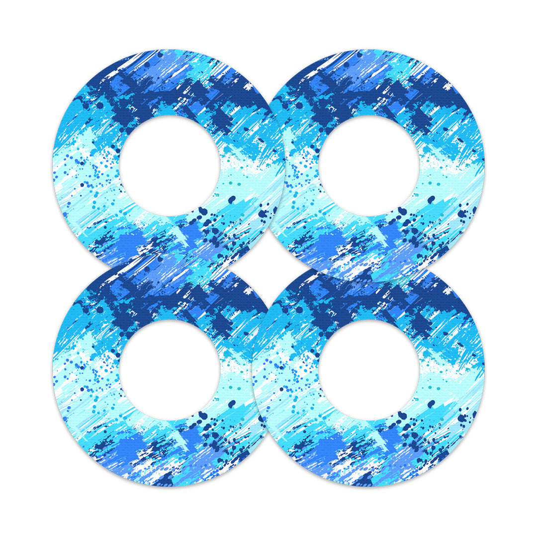Beta Blue Freestyle Libre 2 Patch Tape - Pump Peelz