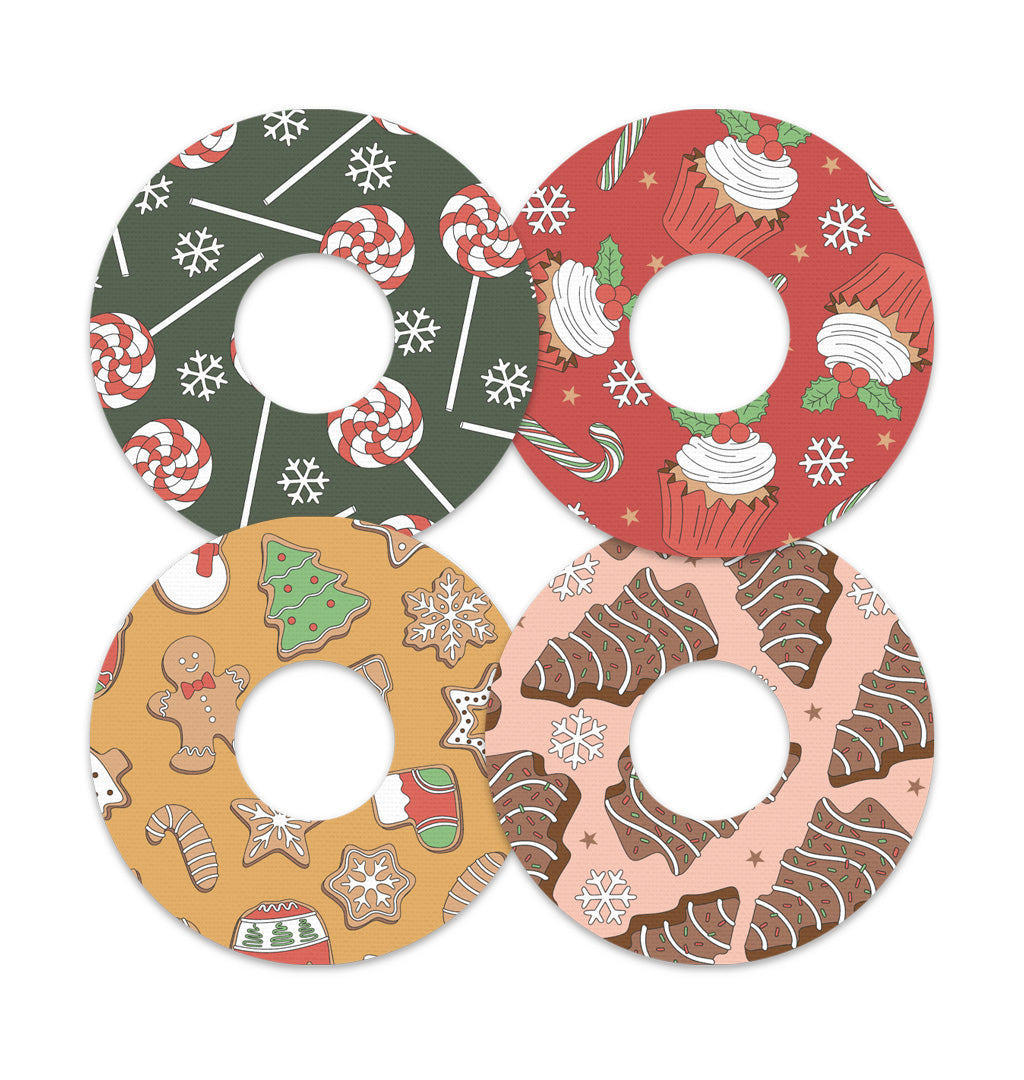 Christmas Treats Variety FreeStyle Libre 3 Plus & Lingo  Patch Tape - Pump Peelz