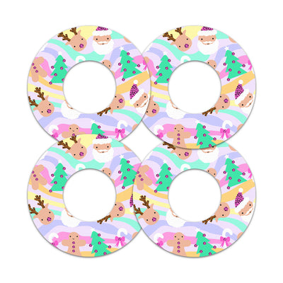 Christmas Pastel Freestyle Libre 2 Patch Tape - Pump Peelz