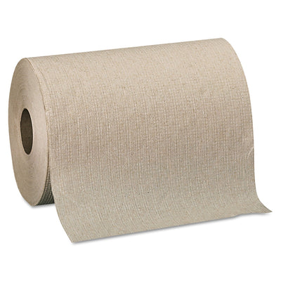 Georgia Pacific Pacific Blue Basic Nonperforated Paper Towels, 7.88 x 350 ft, Brown, 12 Rolls/Carton