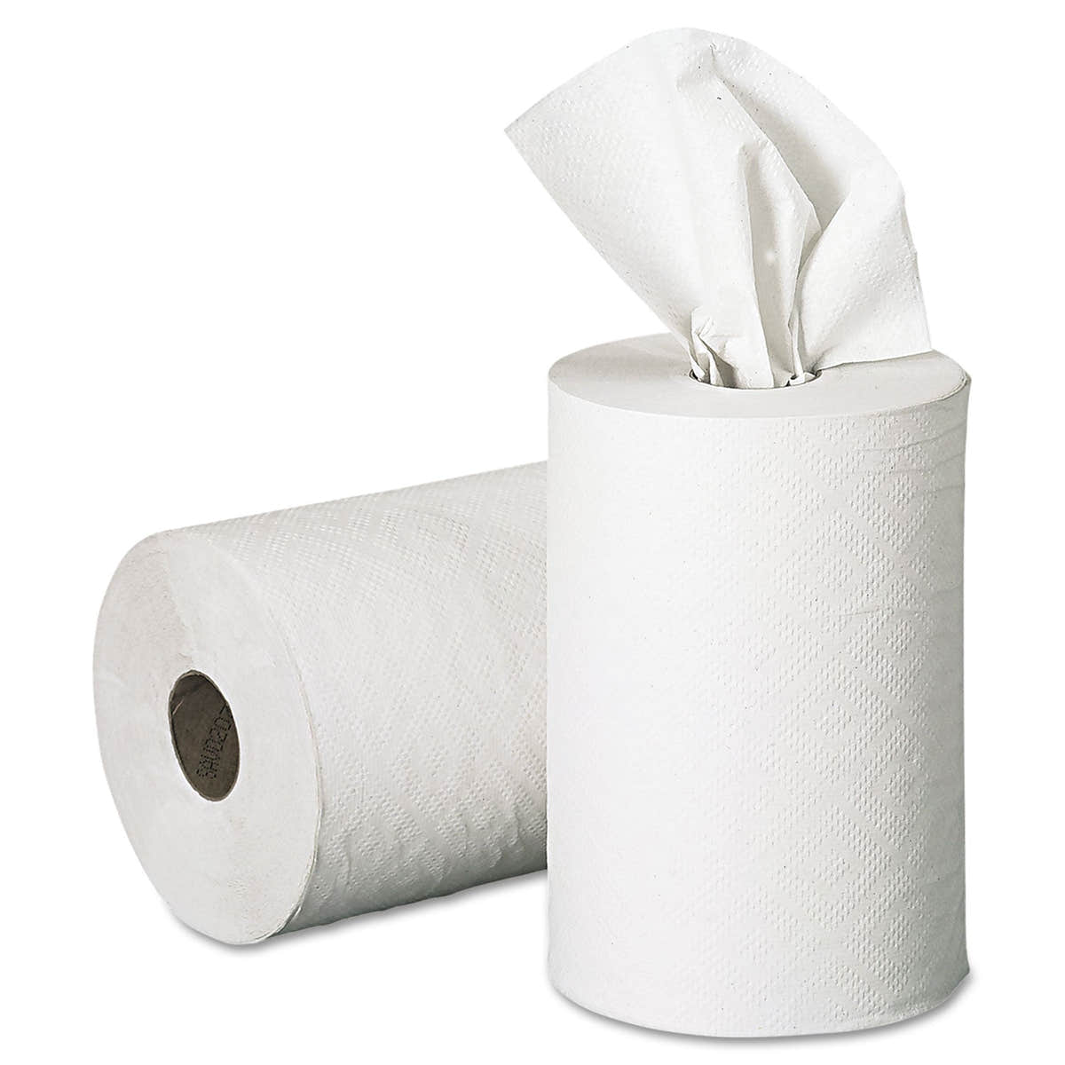 Georgia Pacific Pacific Blue Basic Nonperforated Paper Towels, 7.88" x 350 ft, White, 12 Rolls/Carton