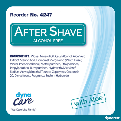 Dynarex After Shave Lotion Alcohol Free (48 Count)