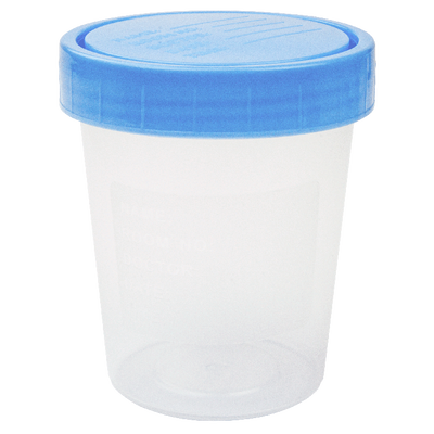 Dynarex Specimen Containers, 4 oz. Non-Sterile, Bulk (500 Count)