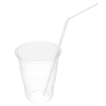 Dynarex Flexible Plastic Drinking Straws (10000 Count)