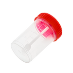 Dynarex Stool Specimen Container with Spoon, 60mL (400 Count)
