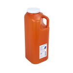 Dynarex 24-hour Urine Collection Container, 3000 mL - Orange, White (40 Count)