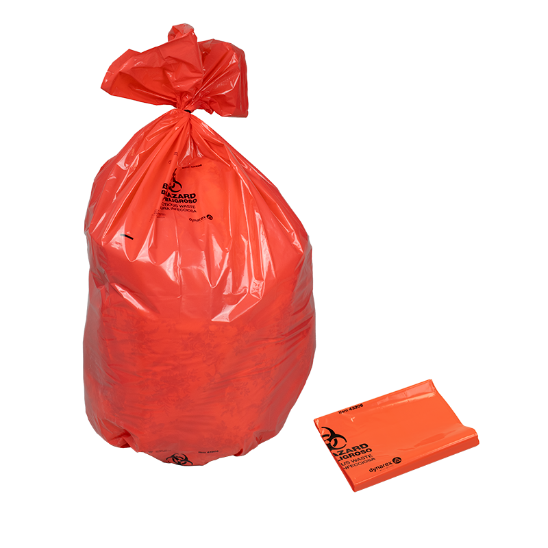 Dynarex Biohazard Bags, 36” x 58” (100 Count)