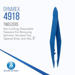 Dynarex Plastic Thumb Forceps Bulk, Individually Wrapped, 4.25" (1000 Count)