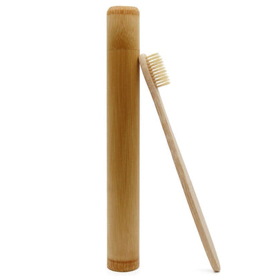 Genkent Bamboo Toothbrush Set with Charcoal