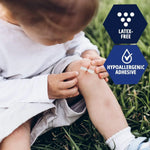 MedPride Adhesive Bandage, Butterfly Wound Closures Fabric, 3/8" x 1 13/16" Medium, Sterile - 100/Box, Case of 24 (2400 Count)