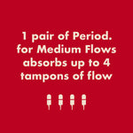 The High Waisted Period. in Cotton For Medium Flows