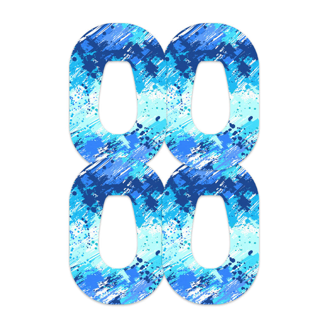 Beta Blue Dexcom G6 Patch Tape - Pump Peelz