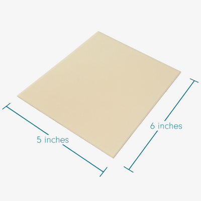 Advanced Medical-Grade Silicone 5" x 6" Sheets - Now includes Adhesive Tape for Longer Hold!