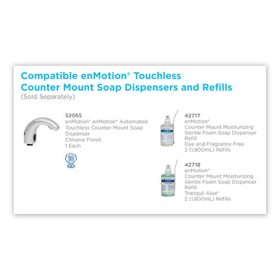 Georgia Pacific GP enMotion Counter Mount Foam Soap Refill, Fragrance-Free, 1,800 mL, 2/Carton