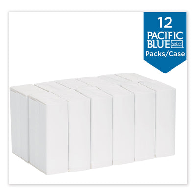 Georgia Pacific Pacific Blue Select C-Fold Paper Towels, 2-Ply, 10.1 x 12.7, White, 120/Pack, 12 Packs/Carton