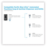 Georgia Pacific Pacific Blue Ultra Automated Touchless Soap/Sanitizer Dispenser, 1,000 mL, 6.54 x 11.72 x 4, Black