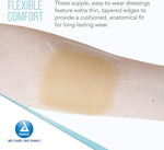 Dynarex DynaDerm - Hydrocolloid Dressing - Thin, 4" x 4", 10ea/bx, 12bxs/cs (120 Count)
