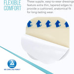 Dynarex DynaDerm - Hydrocolloid Dressing - Extra Thin, 4" x 4", 10ea/bx, 12bxs/cs (120 Count)