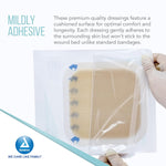 Dynarex DynaDerm - Hydrocolloid Dressing - Thin, 6" x 6", 5ea/bx, 12bxs/cs (60 Count)