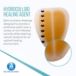 Dynarex DynaDerm - Hydrocolloid Dressing - Sacral, 6" x 7", 5ea/bx, 12bxs/cs (60 Count)