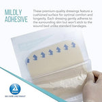 Dynarex DynaDerm - Hydrocolloid Dressing - Extra Thin, 6" x 6", 5ea/bx, 12bxs/cs (60 Count)