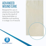 Dynarex DynaGinate AG - Silver Calcium Alginate Dressing, 4" x 8", 5ea/bx, 10bxs/cs (50 Count)