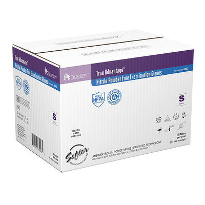 Dynarex True Advantage Nitrile Exam Gloves - 100ea/bx, 10bxs/cs (1000 Count)